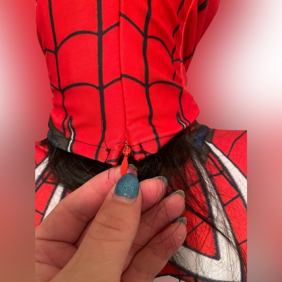 Spiderman 2 PS5 Peter Parker Cosplay haloween Suit Printed Costume unisex - Picture 6 of 16